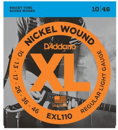 DADDARIO XL EXL110 NICKEL WOUND REGULAR LIGHT MAIN PRODUCT PHOTO