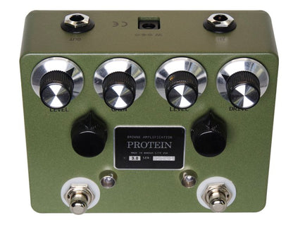  BROWNE AMPLIFICATION PROTEIN DRIVE V3  GREEN TOP FRONT VIEW
