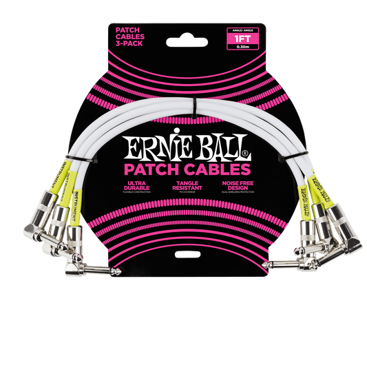 Ernie Ball 1FT Patch Cable Front